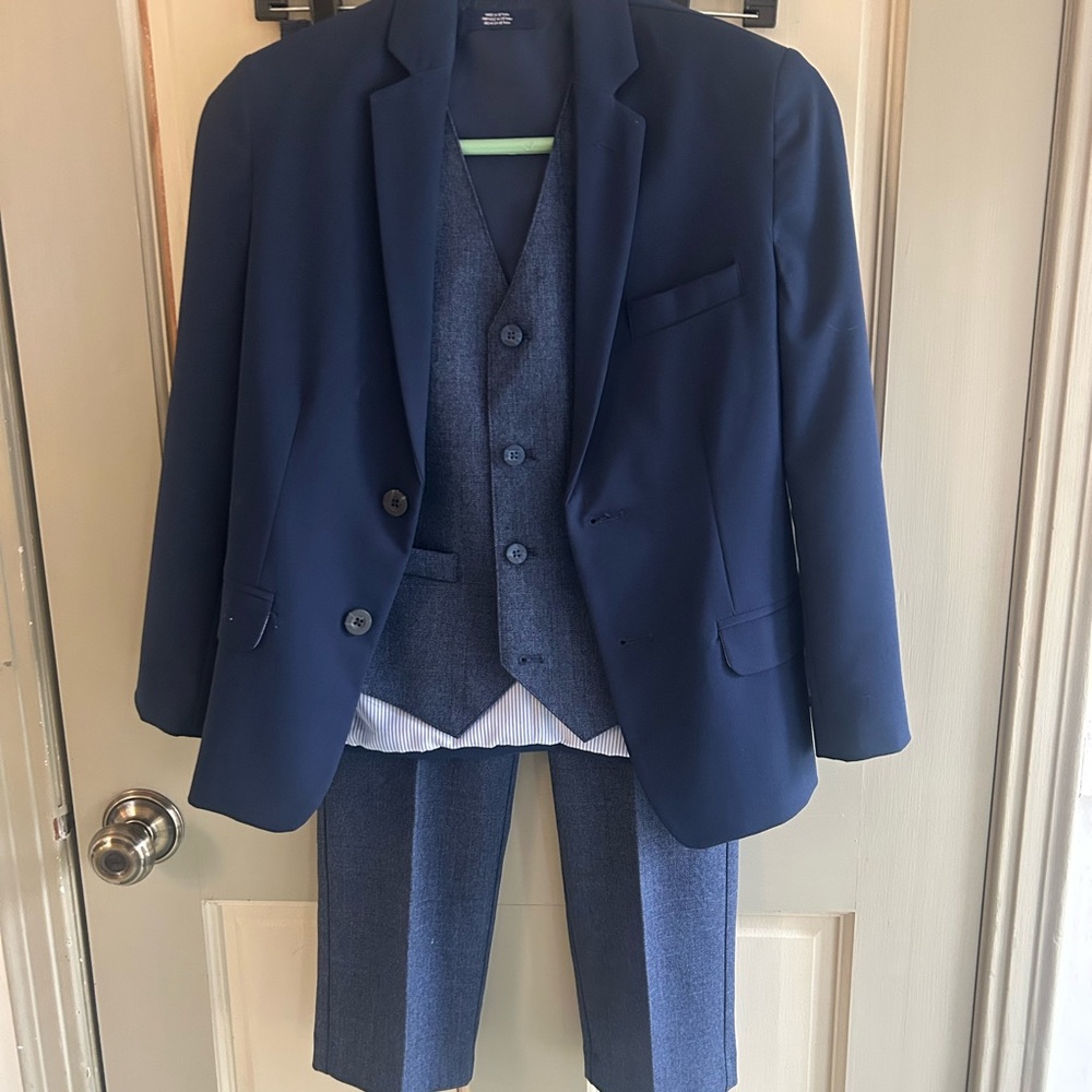 Izod Kids Navy Blue Suit Set